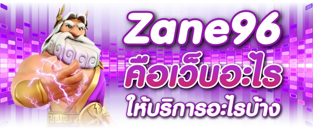 Zane96 คือเว็บอะไร ให้บริการอะไรบ้าง